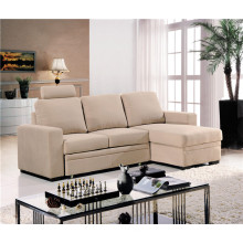 Echtes Leder Modernes verstellbares Sofa (753c)